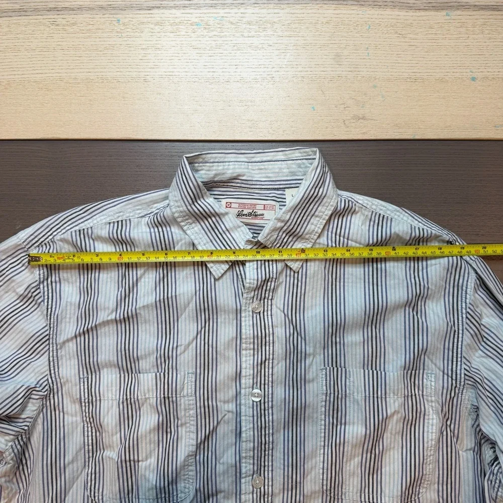 Levi Strauss‎ Signature Shirt Men L (42/44) Western Striped